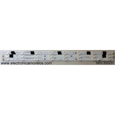 KIT DE LED PARA TV JVC / LSC320HNO4-801 / IC-C-VZAA32D349B / F115M8RP40H / MODELO EM32FL